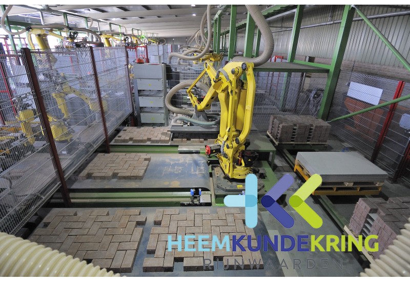 Geautomatiseerde stenen sorteer- en inpakstraten van der sanden F00002443